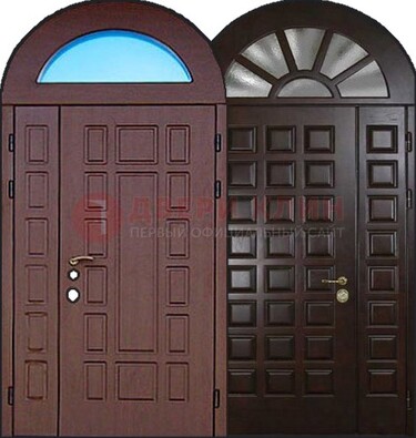 Стальная арочная дверь ДА-8 для административного здания в Лыткарино