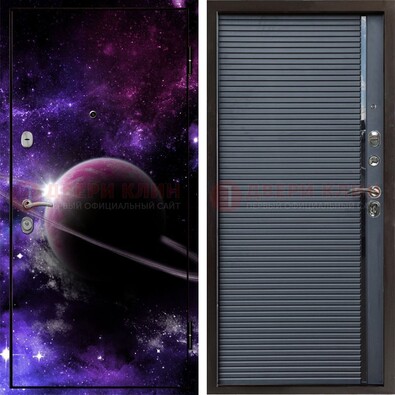 Металлическая дверь с фотопечатью Сатурна ДФ-20 в Лыткарино