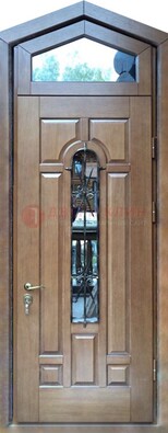 Железная дверь Винорит с фрамугой для частного дома ДФГ-34 в Лыткарино