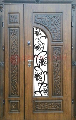 Морозостойкая металлическая парадная дверь ДПР-12 в Лыткарино