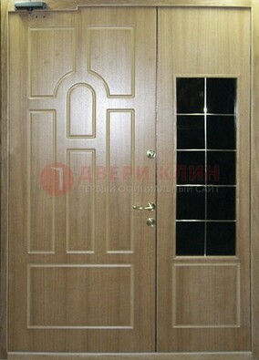Входная дверь Дверь со вставками из черного стекла ДПР-42 в Лыткарино