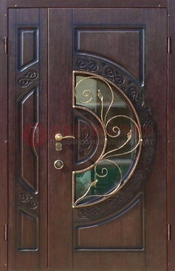 Полуторная железная дверь Винорит в классическом стиле ДСК-272 в Лыткарино