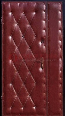 Бордовая тамбурная дверь ДТМ-25 в Лыткарино