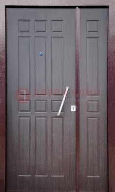 Коричневая тамбурная дверь ДТМ-30 в Лыткарино
