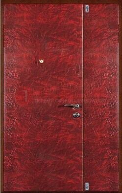 Красная тамбурная дверь ДТМ-33 в Лыткарино