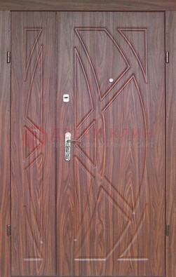 Железная тамбурная полуторная дверь с МДФ ПЛ-7 в Лыткарино