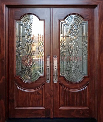 Классическая железная дверь с массивом дуба для входа ВЖ-23 в Лыткарино